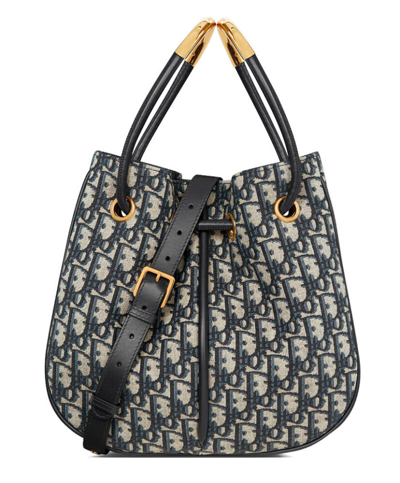 Christian Dior Medium Dior Nolita Bag Dark Blue
